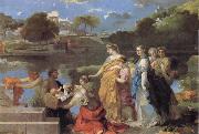 Bourdon, Sebastien The Finding of Moses oil painting